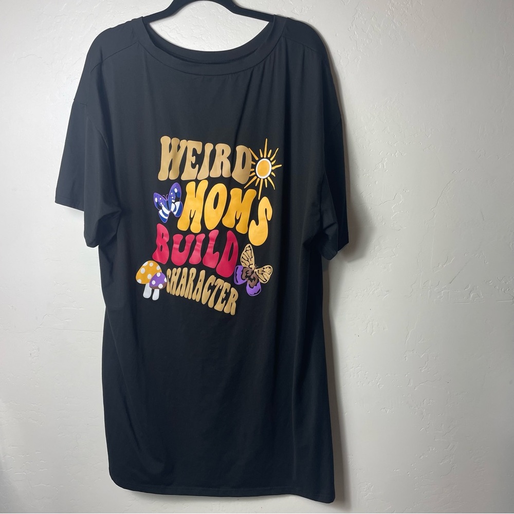 Shein Curve Women’s Tunic Shirt Plus Size 4XL Weird Moms Have Character Stretch